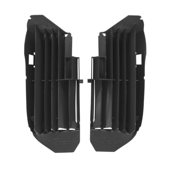 RACETECH (RTECH) LARGE RADIATOR INTAKE COVERS (GRILLES) YAMAHA YZ 450F '23, BLACK