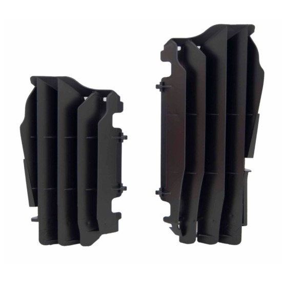RACETECH (RTECH) DIDELĖS RADIATORIAUS ĮSIURBIMO ANGOS DANGTELIAI (GRILĖS) KAWASAKI KXF 250 / KX 250XC '21-'24, KXF 450 /