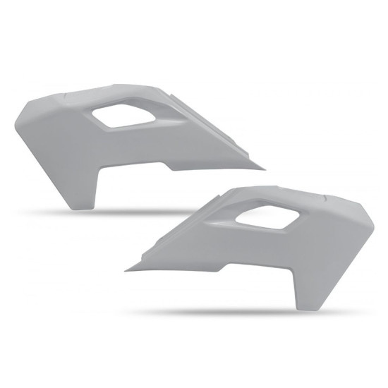 UFO RADIATOR GUARDS HUSQVARNA TC 125/250 '23-'24, TE 150/250/300 '24, FC/TX/FX/FE 300/350/450/501 '24, COLOR GRAY