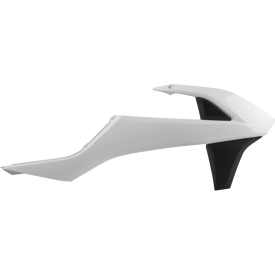 POLISPORT RADIATOR GUARDS (SET) KTM SX / SXF '16-'18 EXC / EXCF '17-'19 COLOR WHITE / BLACK