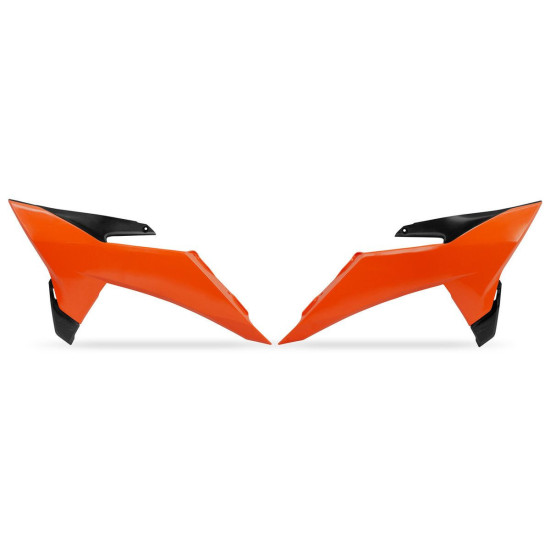 UFO RADIATOR GUARDS KTM SX 125 / 150 / 250 / 300 '25-'26, SXF (SX-F) 250 / 350 / 450 '25-'26 ORANGE