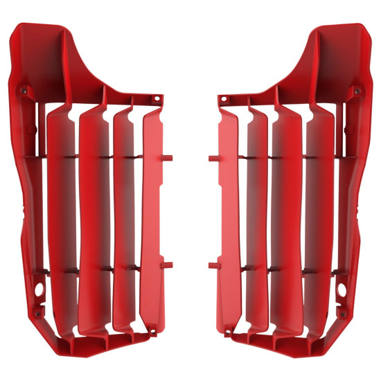 POLISPORT RADIATOR GUARDS (GRILLES-SET) HONDA CRF 250F '20-'21 RED