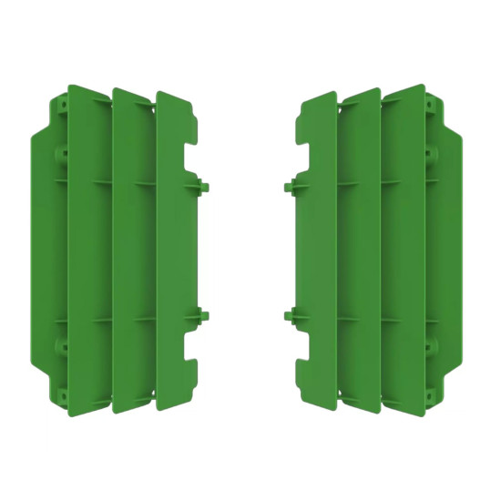 POLISPORT SALE RADIATOR GUARDS (GRILLES-SET) KAWASAKI KX 250 '05-'07 COLOR GREEN