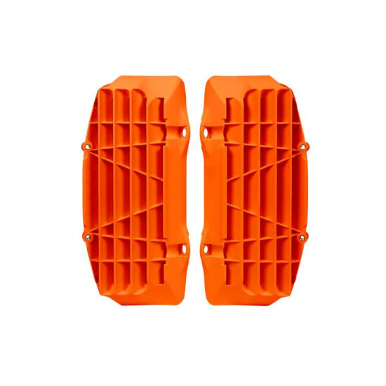RACETECH (RTECH) RADIATORIAUS ĮSIURBIMO ANGOS DANGTELIAI (GRILĖS) KTM EXC / EXCF 17-18, SXF 16-18, SX 17-18 ORANŽINĖS SP