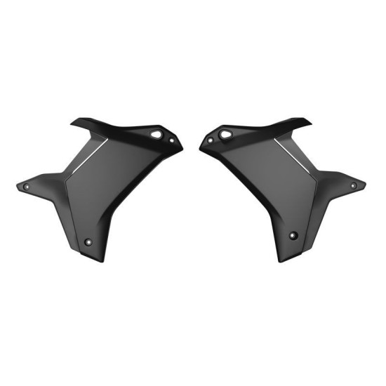 RACETECH (RTECH) 2025/12 RADIATOR GUARDS (LEFT/RIGHT) T7 YAMAHA TENERE 700 '25-'26 BLACK