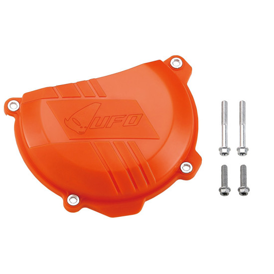 UFO CLUTCH COVER GUARD KTM SXF 250 '13-'15, SXF 350 '11-'15, EXC 250 '13-'15, EXC 350 '12-'15, ORANGE - SALE