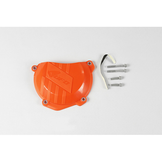UFO CLUTCH COVER GUARD KTM SXF 250-350 '16-'21, EXC 250-350 '16-'21, ORANGE