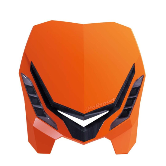 POLISPORT PRIEKINIS ŽIBINTAS, MODELIS E-BLAZE LED (LED LEMPUTĖ), ORANŽINĖS SPALVOS