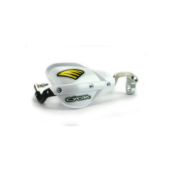 CYCRA HAND GUARDS (HANDBARY - ALUMINUM CORE) WITH MOUNT (28.6MM) MODEL PROBEND RACER PACK CRM COLOR WHITE