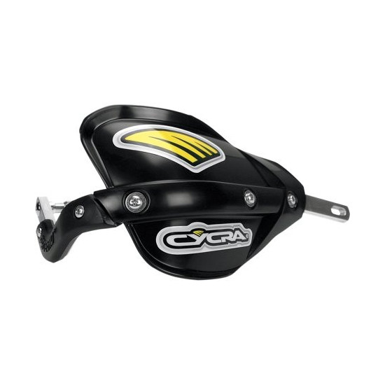 CYCRA HAND GUARDS (HANDBARY - ALUMINUM CORE) WITHOUT HANDLEBAR MOUNT PROBEND ALLOY BAR PACK BLACK (MOUNT NEEDED 1CYC-115