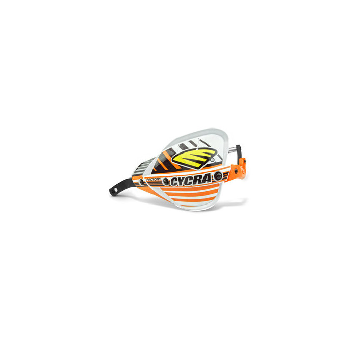 CYCRA SALE HAND GUARDS (HANDBARY - ALUMINUM CORE) WITH UNIVERSAL MOUNT PROBEND FACTORY EDITION BAR PACK ORANGE