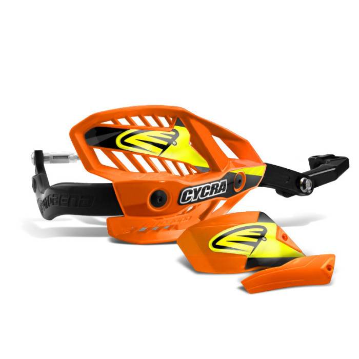 CYCRA RANKŲ APSAUGOS (VAIRAS - ALIUMINIO ŠERDIS) SU TVIRTINIMU (28,6 MM), MODELIS ULTRA PROBEND HCM (SKIRTA KTM / HUSQVA