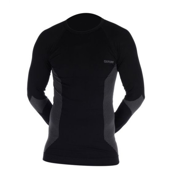 OXFORD thermal long sleeve t-shirt color black size L/XL (new code: LA214101LXL)