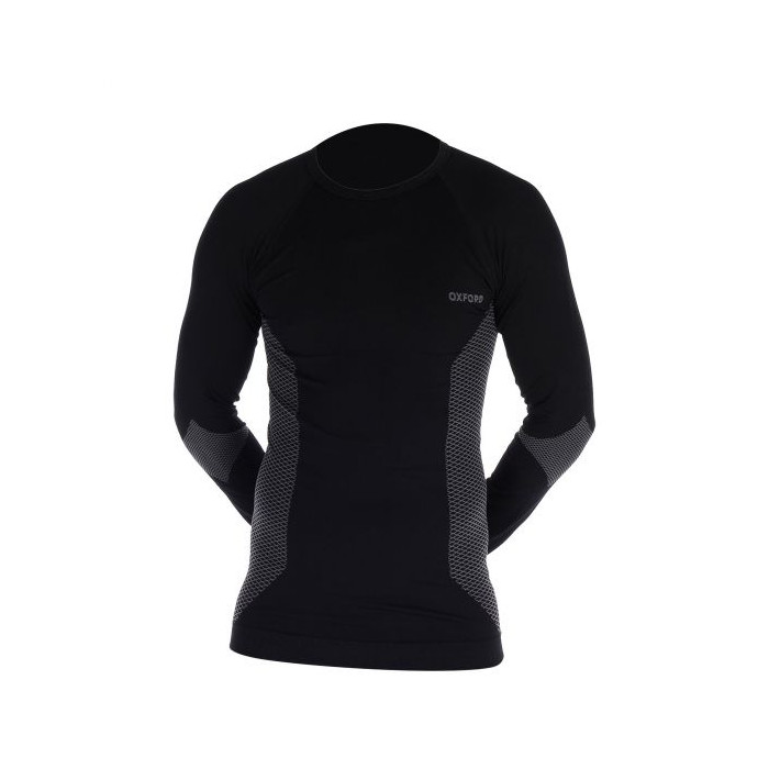 OXFORD thermal long sleeve t-shirt color black size L/XL (new code: LA214101LXL)