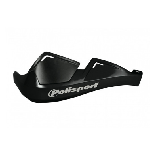 POLISPORT PROMOTION HAND GUARDS (HANDBAR) MODEL EVOLUTION INTEGRAL WITH MOUNTING KIT 22MM BLACK