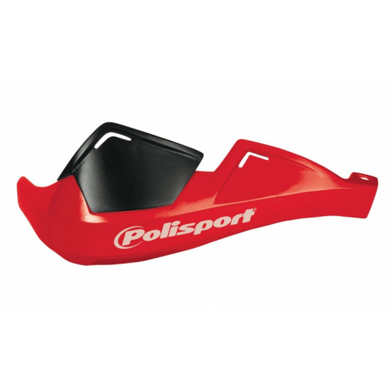 POLISPORT REKLAMINĖS RANKŲ APSAUGOS, MODELIO EVOLUTION, INTEGRALUS, SU Tvirtinimo rinkiniu, 22 MM, RAUDONOS SPALVOS