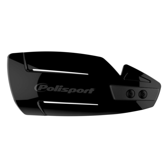 POLISPORT PROMOTION HAND GUARDS (LEAVES) HAMMER MODEL WITH UNIVERSAL MOUNTING KIT 22/28MM BLACK