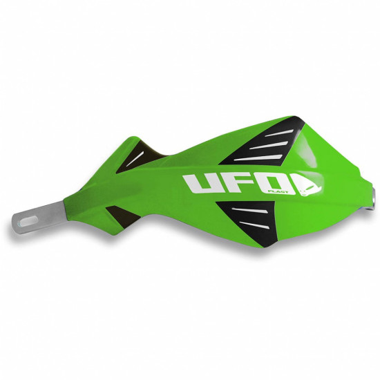 UFO HAND GUARDS (HANDBAR) ALU DISCOVER GREEN (WITH 28MM MOUNTS)