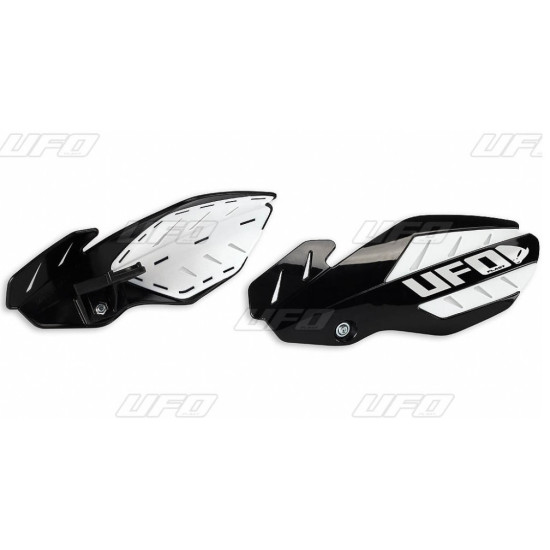 UFO RANKŲ APSAUGOS FLAME SUZUKI RMZ 250 / 450 '12-'17 JUODOS / BALTOS (SU LAIKIKLIAIS) - PAKEISTA PM01652001 + PM01678
