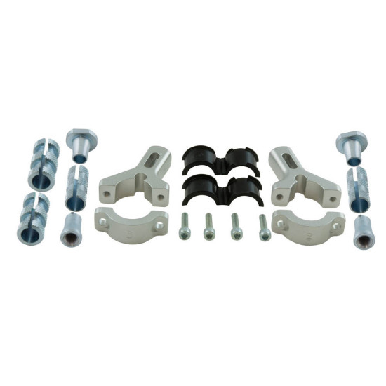RACETECH (RTECH) STRAIGHT HAND GUARD MOUNT FOR 22.2MM OR 28.6MM DIAMETER