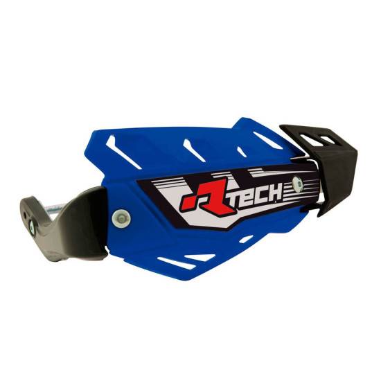RACETECH (RTECH) FLX ATV / QUAD HAND GUARDS BLUE (WITH 3 TYPES OF HANDLEBAR MOUNTS)