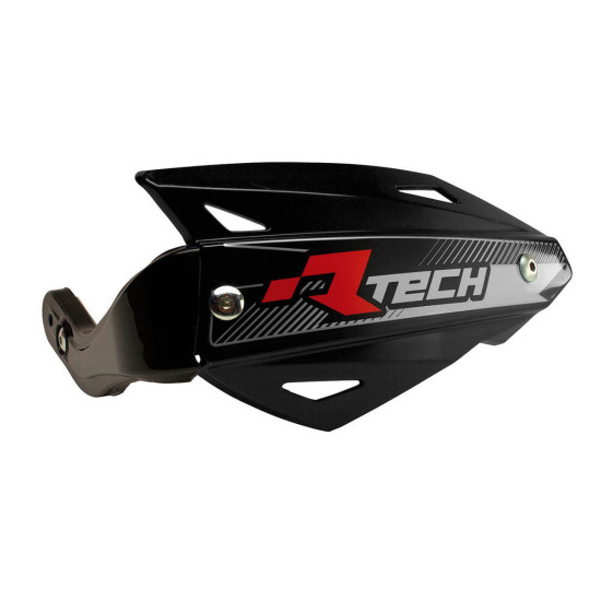 RACETECH (RTECH) HAND GUARDS (HANDBAR) VERTIGO ATV BLACK (WITH 3 TYPES OF HANDLEBAR MOUNTS)