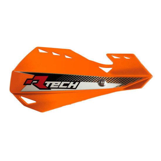 RACETECH (RTECH) DUAL EVO RANKŲ APSAUGOS, ORANŽINĖS (SU LAIKIKLIAIS ANT VAIRO)