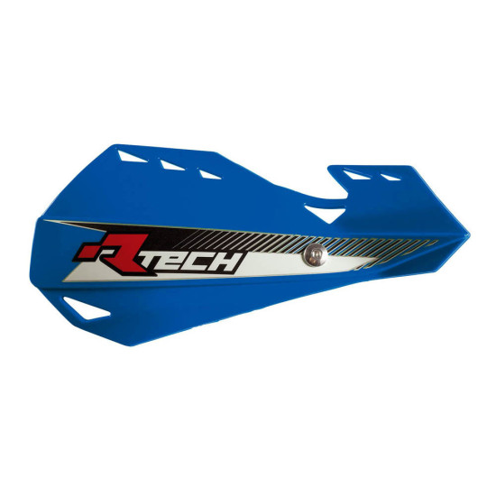 RACETECH (RTECH) DUAL EVO HAND GUARDS, BLUE (WITH HANDLEBAR MOUNTS)