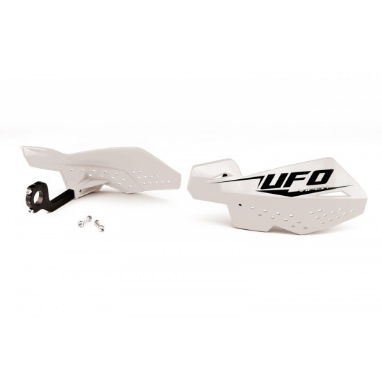 UFO HAND GUARDS (HANDBAR) VIPER 2 WHITE (WITH 22MM MOUNTS)