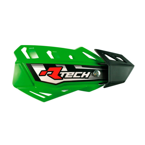 RACETECH (RTECH) FLX CROSS / ENDURO RANKŲ APSAUGOS ŽALIOS (SU 2 TIPŲ VAIRO IR RANKENŲ LAIKIKLIAIS)