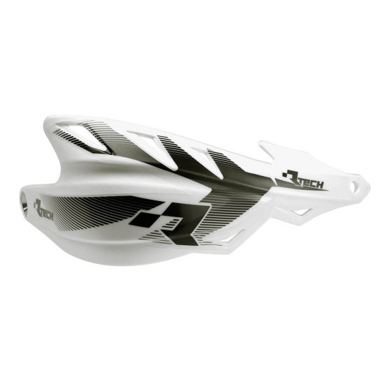 RACETECH (RTECH) RAPTOR RANKŲ APSAUGOS, BALTOS (SU LAIKIKLIAIS 22,2 MM IR 28,6 MM VAIRUI)