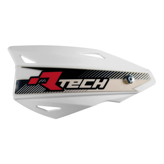 RACETECH (RTECH) RANKŲ APSAUGOS (VAIRO) VERTIGO CROSS / ENDURO BALTOS (SU VAIRO LAIKIKLIAIS)