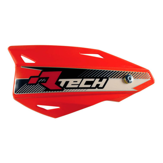 RACETECH (RTECH) RANKŲ APSAUGOS (VAIRO) VERTIGO CROSS / ENDURO RED (SU VAIRO LAIKIKLIAIS)