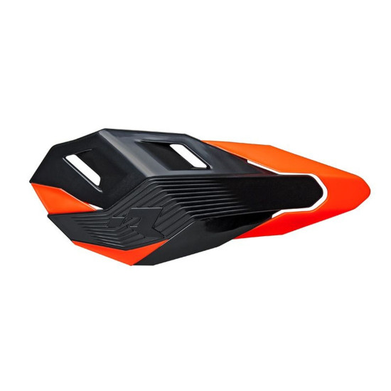 RACETECH (RTECH) PAKEITIMO PLASTIKAI RANKŲ APSAUGOMS (HANTRINĖMS) HP3 SPALVA JUODA ORANŽINĖ NEONINĖ