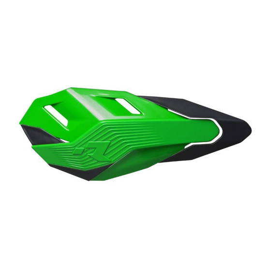 RACETECH (RTECH) PAKEITIMO PLASTIKAI RANKŲ APSAUGOMS (HANTRINĖMS) HP3 SPALVA ŽALIA JUODA