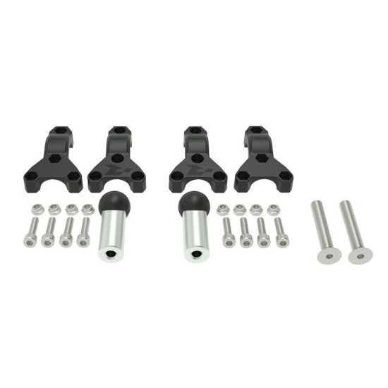 RACETECH (RTECH) HAND GUARD MOUNT HP3 ADVENTURE BMW GS 700 / 800