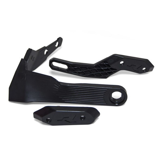 RACETECH (RTECH) HAND GUARD MOUNT HP3 ADVENTURE BLACK