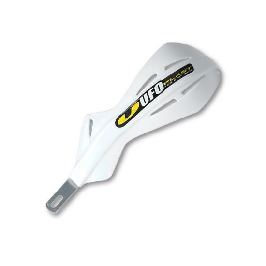 UFO HAND GUARDS (HANDBAR) ALU WHITE (WITH 28MM MOUNTS)