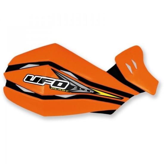 UFO HAND GUARDS (HANDBARY) CLAW ORANGE (WITH 22MM MOUNTS)