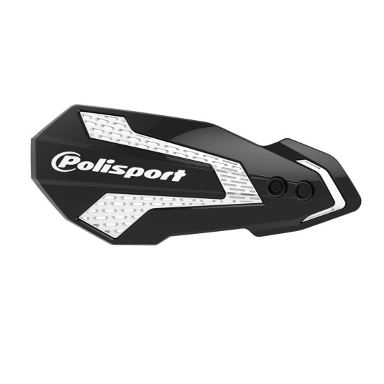 POLISPORT RANKŲ APSAUGOS (LAPAI) MX FLOW MODELIS SU UNIVERSALIU TVIRTINIMO RINKINYS YAMAHA YZ / YZF / WR '08-26' JUODOS