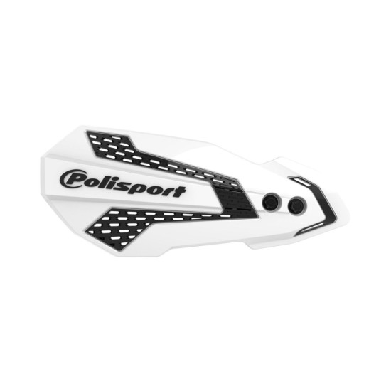 POLISPORT RANKŲ APSAUGOS (LAPAI) MX FLOW MODELIS SU UNIVERSALIU Tvirtinimo rinkiniu HONDA CR / CRF '07-22' SPALVA BALTA 