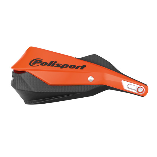 POLISPORT HAND GUARDS TRAIL BLAZER MODEL WITH UNIVERSAL MOUNTING KIT 22/28 ORANGE BLACK