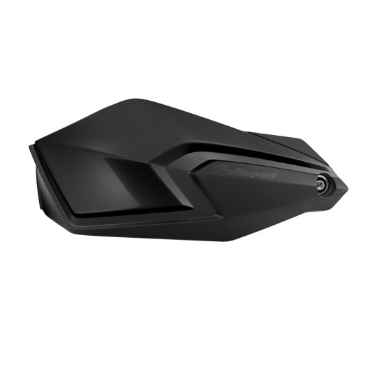 POLISPORT HAND GUARDS (HANDBAR) MODEL S-DUAL WITH UNIVERSAL MOUNTING KIT 22/28MM BLACK