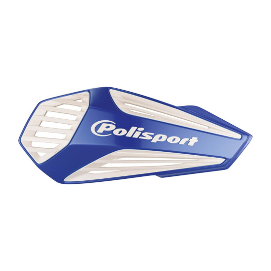 POLISPORT PROMOTION HAND GUARDS (HANDBAR) MODEL MX AIR WITH UNIVERSAL MOUNTING KIT 22/28 COLOUR BLUE WHITE