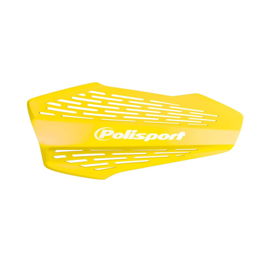 POLISPORT HAND GUARDS (MX FORCE) MODEL WITH UNIVERSAL MOUNTING KIT 22/28 YELLOW