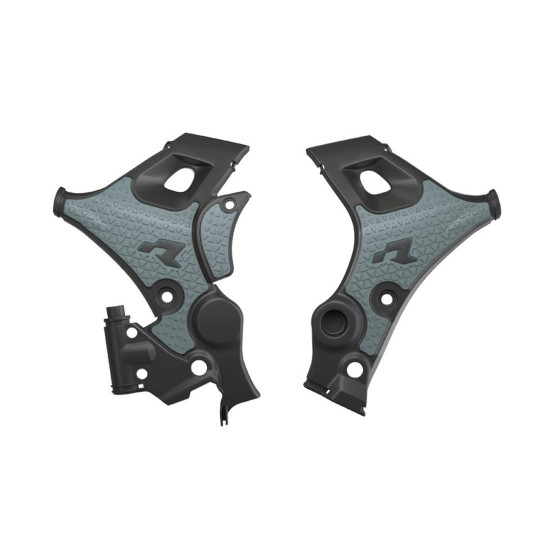 RACETECH (RTECH) REVOLUTION RĖMŲ APSAUGAI HONDA XL 750 TRANSALP '23-'25 JUODA/PILKA