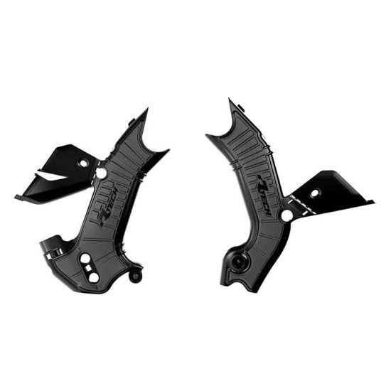 RACETECH (RTECH) RĖMO DANGTELIAI KAWASAKI KXF 450 '24-'25, KXF 250 '25 JUODO SPALVOS