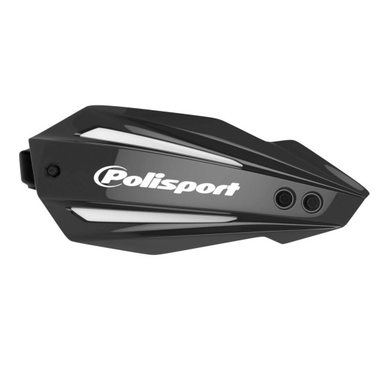 POLISPORT RANKŲ APSAUGOS, MODELIS „BULLIT“, APVYNIOJAMAS, SU UNIVERSALIU Tvirtinimo rinkiniu, 22/28, JUODA SPALVA