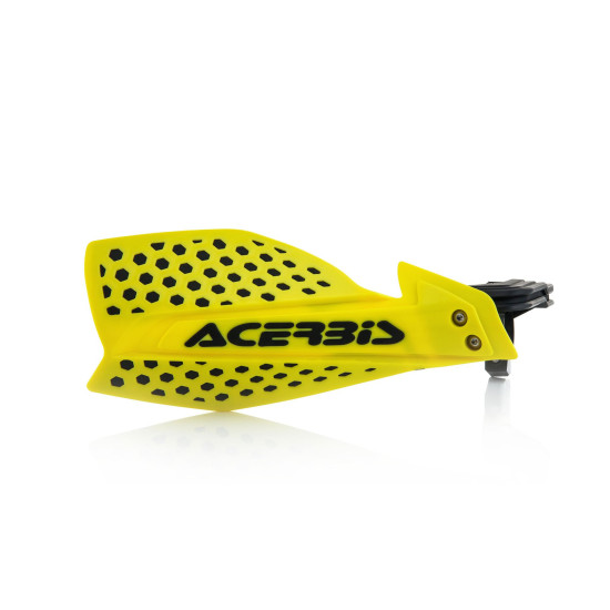 ACERBIS HAND GUARDS (HANDBAR / LEAVES) X-ULTIMATE YELLOW / BLACK