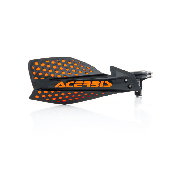 ACERBIS HAND GUARDS (HANDBAR / LEAVES) X-ULTIMATE COLOR BLACK / ORANGE